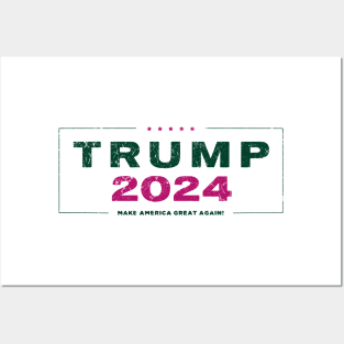 Trump 2024 make America great Again Posters and Art